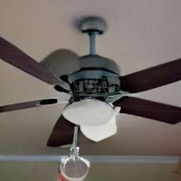 How to install a ceiling fan without attic access